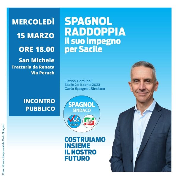15 Marzo 2023 – San Michele – INCONTRO PUBBLICO