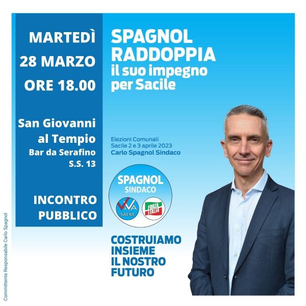 28 Marzo 2023 – San Giovanni al Tempio – INCONTRO PUBBLICO